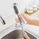 Silicone Brush Scrubber Glass Cleaner Kitchen Cleaning Tool Long Handle In Pakistan