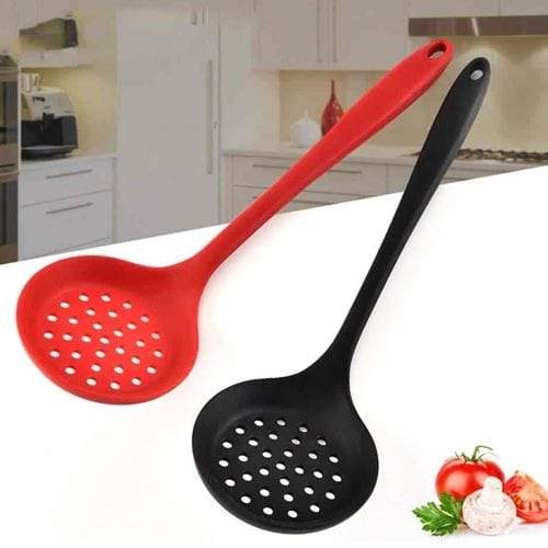 Silicone Slotted Spoon Ladle With Long Handle Soup In Pakistan