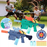 Soft Bomb Gun Multifunctional Fully Automatic Bubble Blow Boy Electric Shooting Toy In Pakistan