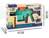 Soft Bomb Gun Multifunctional Fully Automatic Bubble Blow Boy Electric Shooting Toy In Pakistan