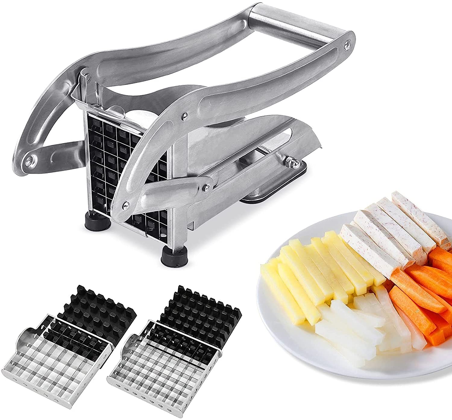 Steel Potato Fries Chipper Slicer 20 x 10 cm 5373 (Parcel Rate) – [C3]  Manchester Wholesale