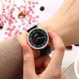 Starry Dial Wrist Watches For Women - BLACK In Pakistan