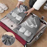 Storage Shoes Bags Portable Travel Shoes Organizer (Randon Colour)