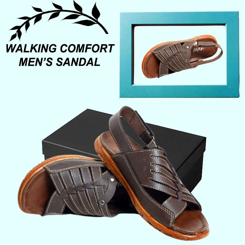 Stylish Design Brown Sandal Shoes In Pakistan