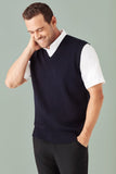 Sumera's Collection Black Solid Cotton Rib Sweaters For Men In Pakistan