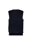 Sumera's Collection Black Solid Cotton Rib Sweaters For Men In Pakistan