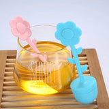 Tea Filter Flower Shape Tea Maker Food Grade Silicone Tea Leak Tea In Pakistan