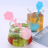 Tea Filter Flower Shape Tea Maker Food Grade Silicone Tea Leak Tea In Pakistan