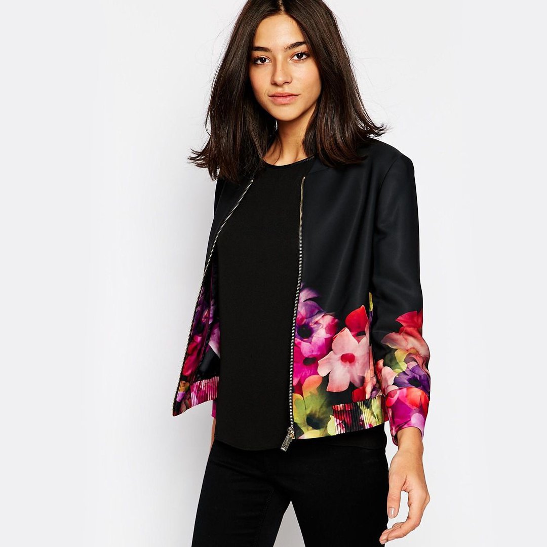 Ted Baker Floral Bomber size Small In Pakistan