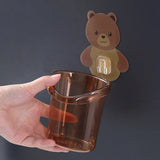 Teddy Bear Toothbrush Holder Cute Bear Storage Rack (Random Color) In Pakistan