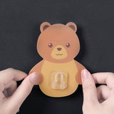 Teddy Bear Toothbrush Holder Cute Bear Storage Rack (Random Color) In Pakistan