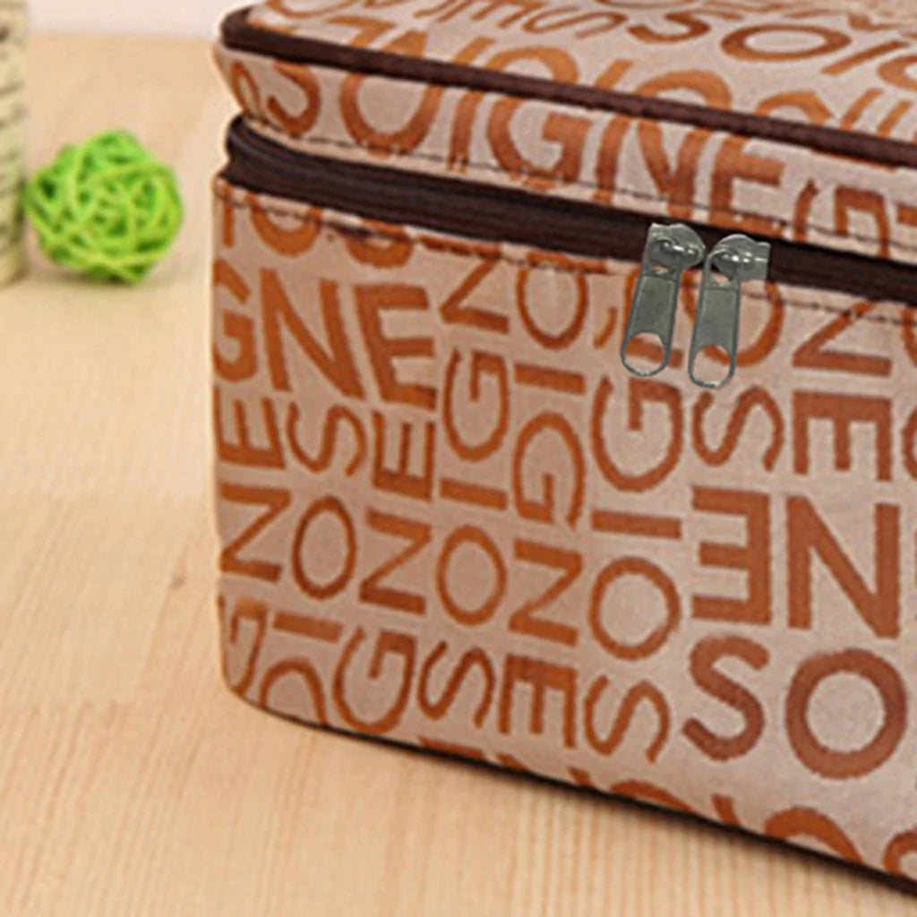 Tops Letter Cosmetic Bag Square Travel Portable Storage Bag In Pakistan