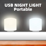 USB Plug Lamp LED Eye Protection Reading Light Mini Round Night Light In Pakistan