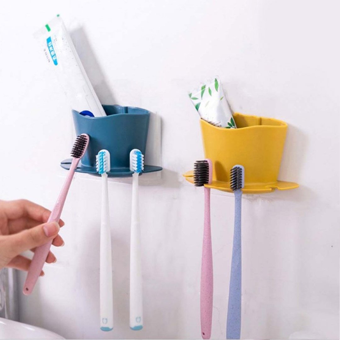 Wall Mounted Brush & Toothpaste Holder In Pakistan