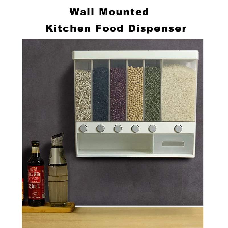 Wall Mounted Divided Rice and Cereal Dispenser In Pakistan