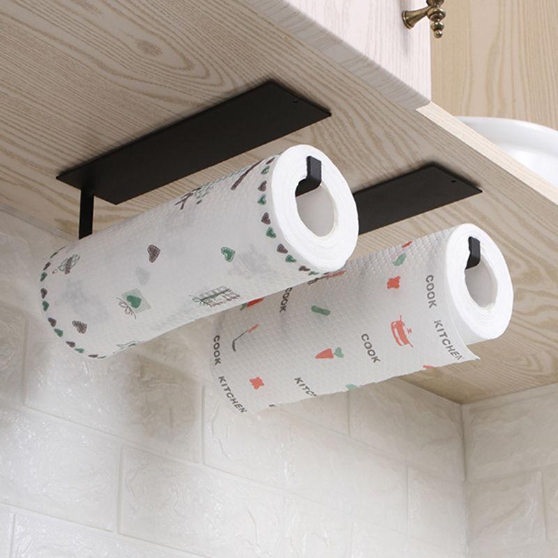 Wall Mounted Paper Holder, Hanging Cling Carbon Steel Tissue Rack In Pakistan