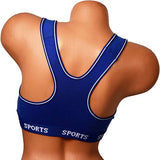 Wire Free Light Padded Raceback Cotton Sports Bra B/C Cup In Pakistan