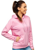 Women's Kangaroo Sweatshirt Pink In Pakistan