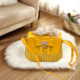 Yellow Bow Style Hand Bag In Pakistan